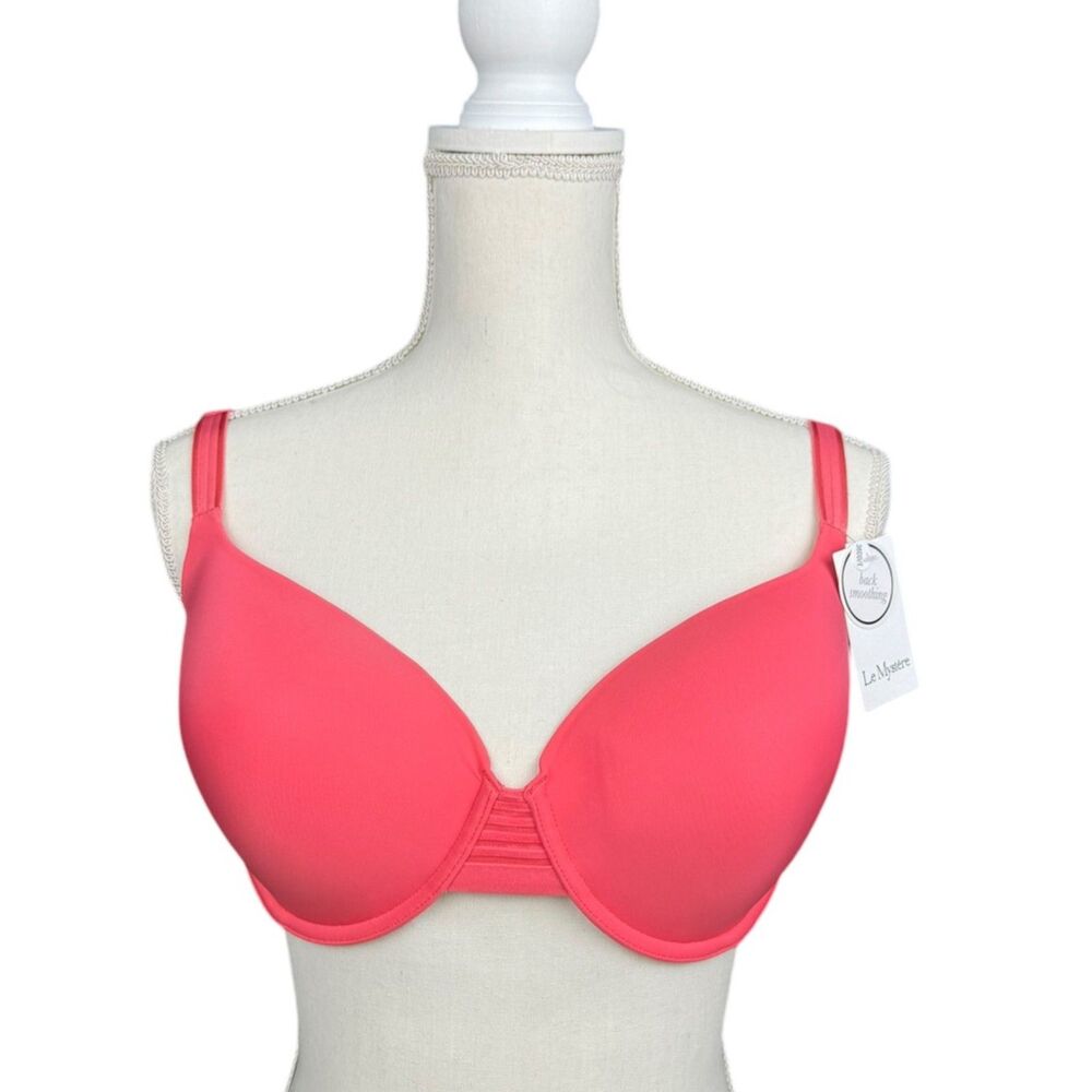 Le Mystère Second Skin Back Smoother Bra Women's Size 36DD/E